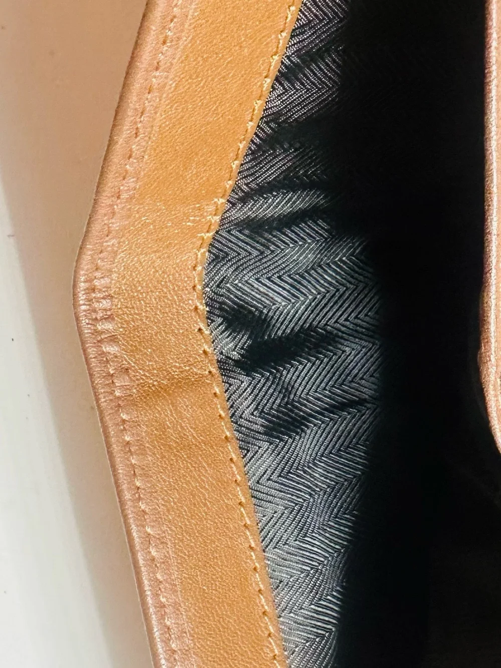 Banana Republic Tan Leather Bifold Wallet